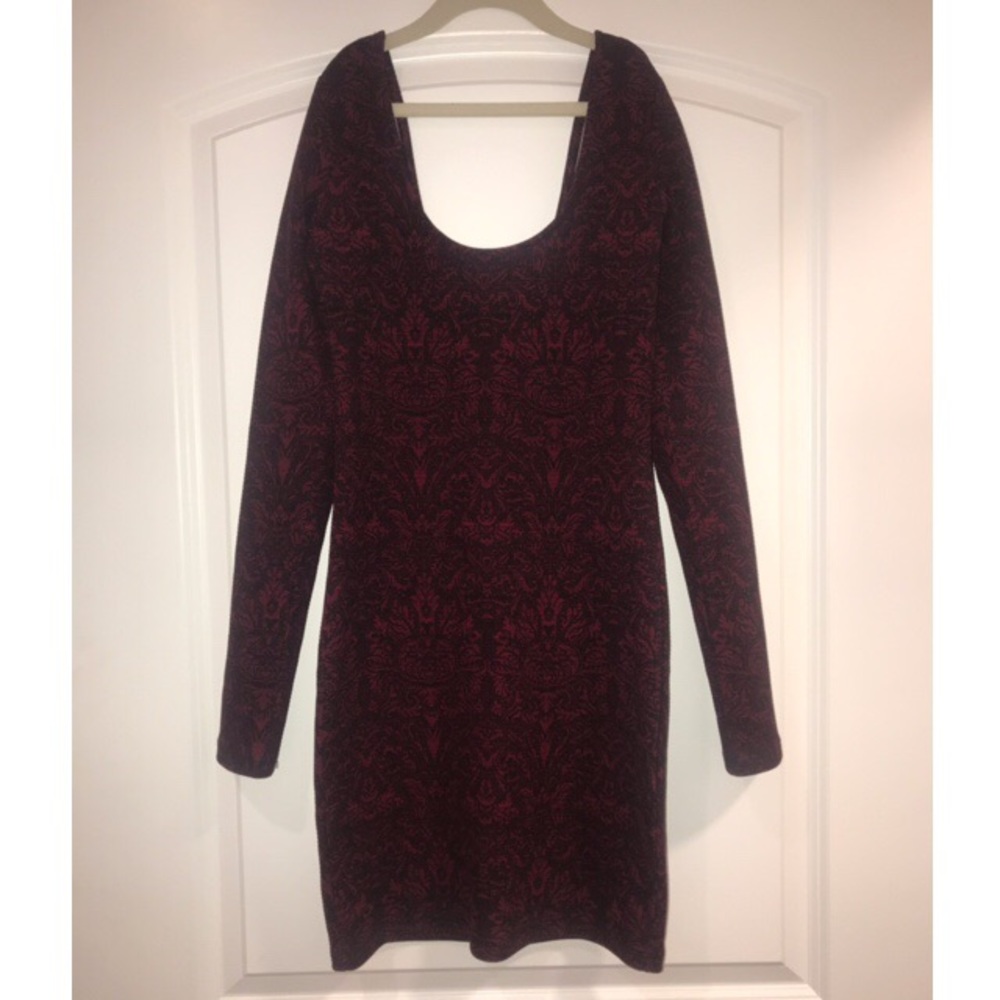 Red & Black Dress